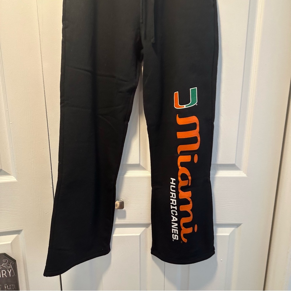 Miami Hurricanes Black Sweatpants
